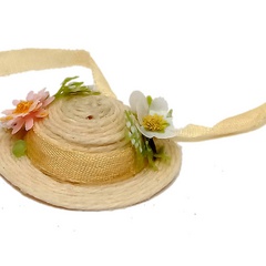 Image of OOAK Straw Hat